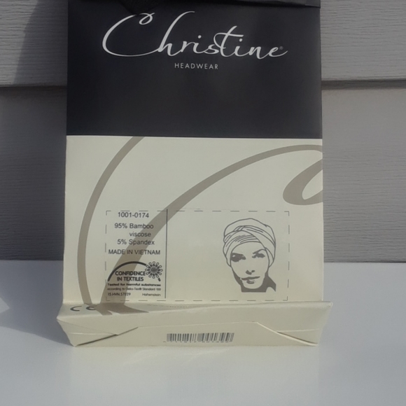 Gaia Turban- Christine Headwear- Fuchsia - Picture 4 of 4